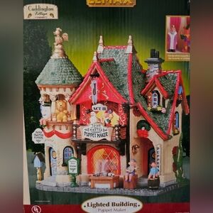 Rare Lemax 2005 Puppet Maker Caddington Village #55257 Retired / Discontinued